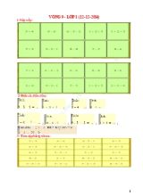 Đề thi Violympic Toán Lớp 1 - Vòng 9 - Năm học 2014-2015